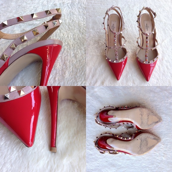 AUTHENTIC Valentino Red Rockstuds - Picture 4 of 4