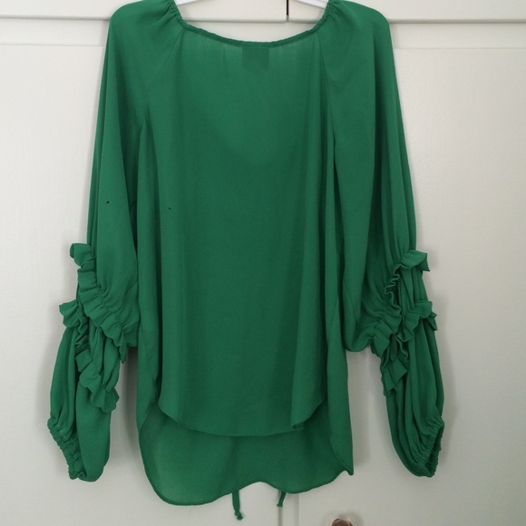 Green blouse - Picture 2 of 3