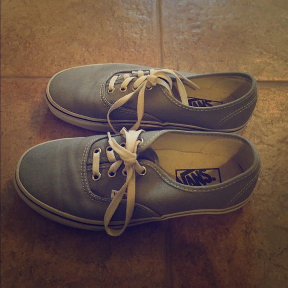 Gray van shoes