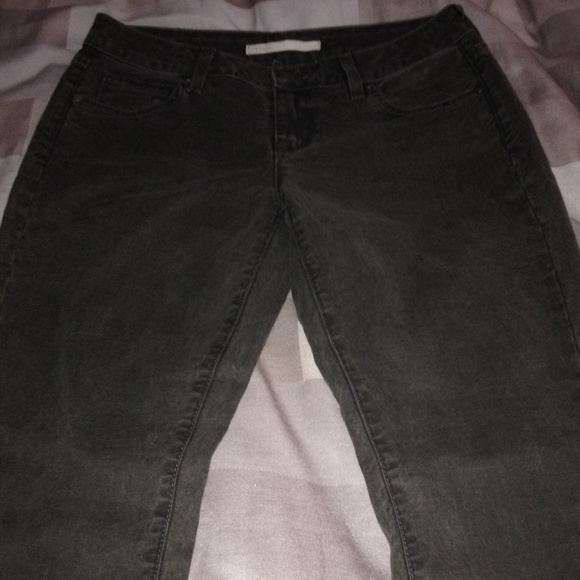 Vince Crop Skinny Ankle Jeans in Olive size 28