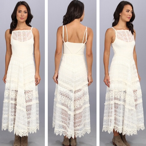 Free People Dresses & Skirts - Free People Miltered Meadow Slipdress