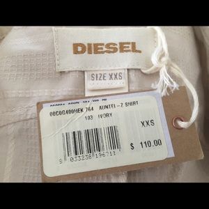 New DIESEL button down shirt