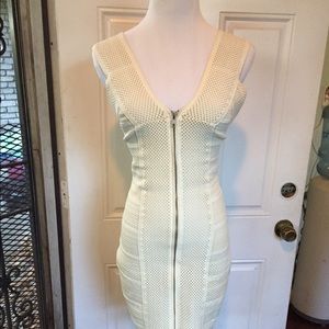 Cream Bandage Dress