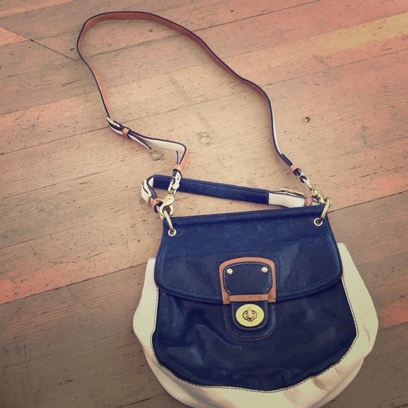 Navy Coach Satchel 70th Anniversary Edition