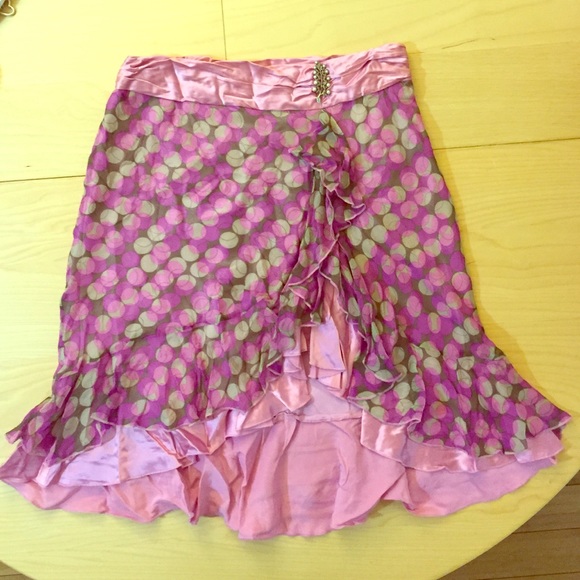 🌿HP🌿 Laundry Polka Dot Chiffon Ruffle Skirt