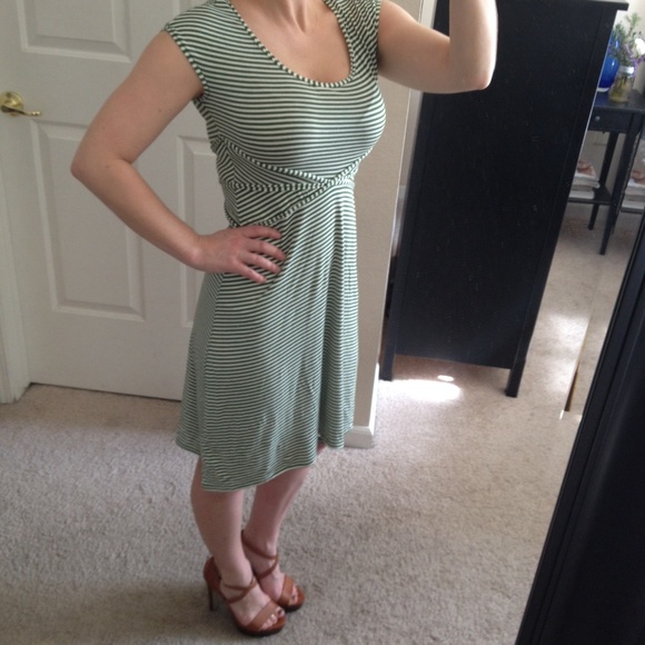 | grecian style jersey dress | - Picture 3 of 4