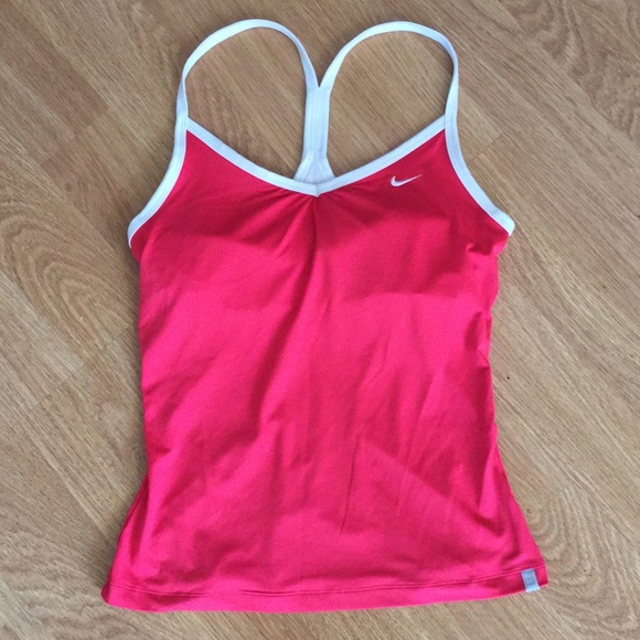 Nike Fuschia/White Tank sz Med Tennis