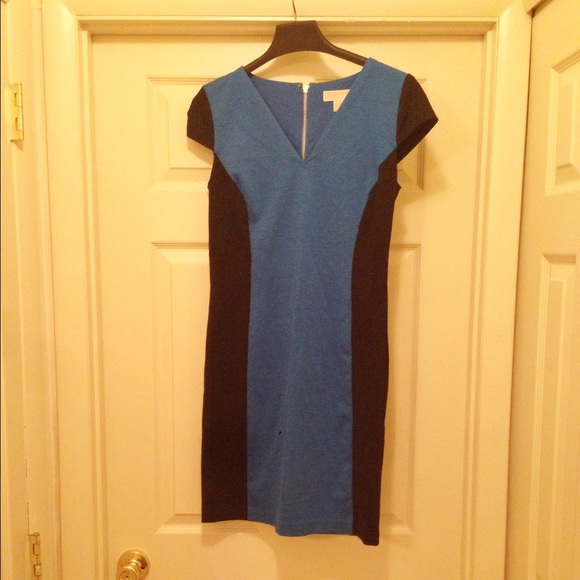Michael Kors Black and Blue Dress