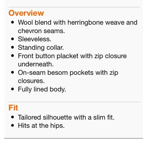 Gap Herringbone Vest - Picture 4 of 4