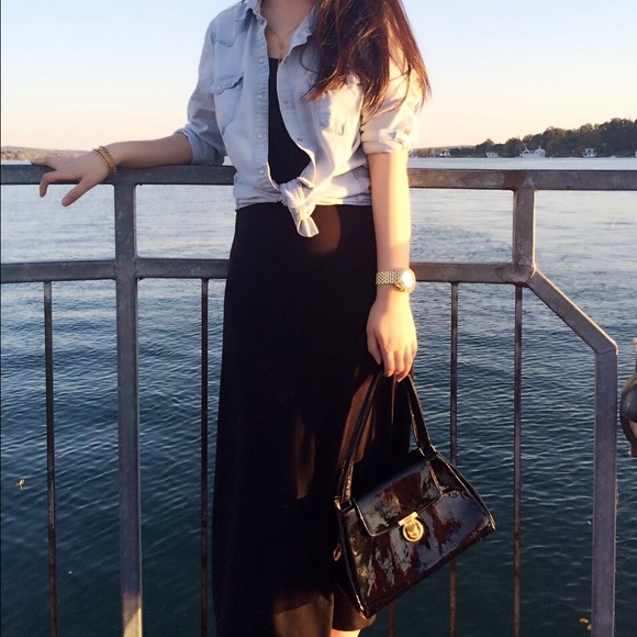 Black handbag