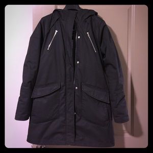 Elvine dark grey jacket coat