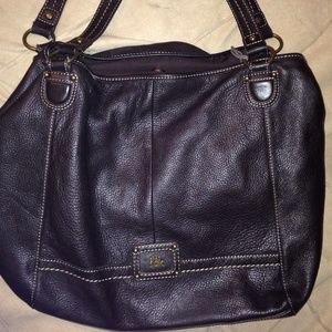 Dark brown  the sak dark brown purse.