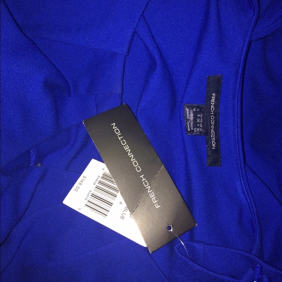 French Connection cobalt fcuk Ponte Stretch Dress - Picture 3 of 4
