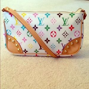 LV white shoulder bag. Worn once.