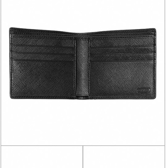 Coach "Heritage" signature double billfold wallet - Picture 2 of 2