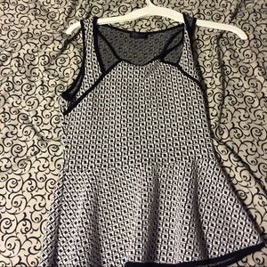 Black and white shirt