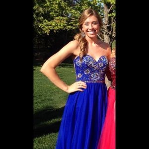 Royal blue Prom dress