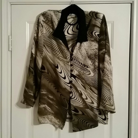 9 Button  Blouse