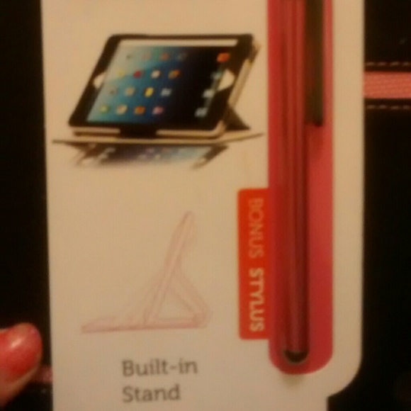 IPad mini case w/stand and stylus pen