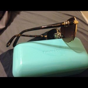 Authentic Tiffany & Co. Gold Sunglasses