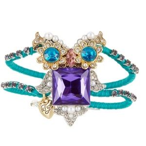 Betsey Johnson Owl bangle bracelet