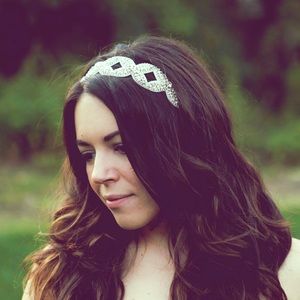 Rhinestone headband bridal headpiece ⚡️FLASH SALE!