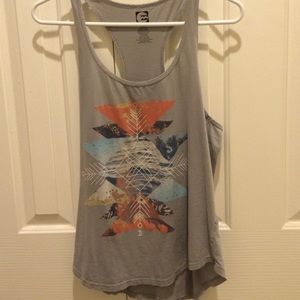 Racerback graphic tank