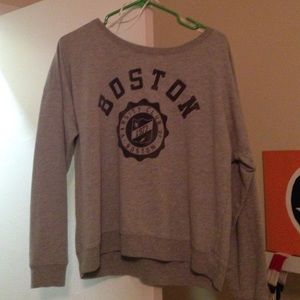 Grey Boston sweatshirt