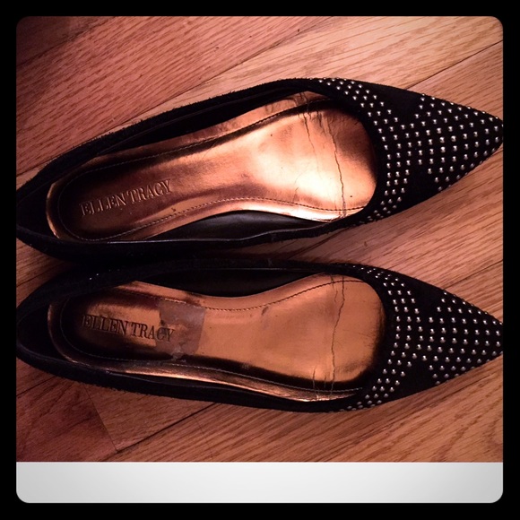 Tracy Allen Studded Flats