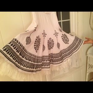 Full skirted cotton sundress