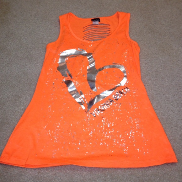 Neon Orange Tank Top