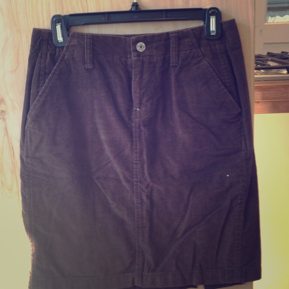 BR brown corduroy skirt
