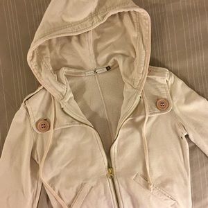 Mike & Chris Cream Hooded Jacket