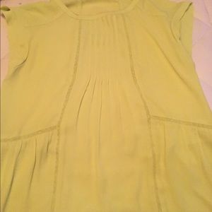 Beautiful yellow rayon shirt from ann Taylor loft
