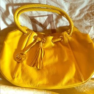 Yellow Michael Kors purse