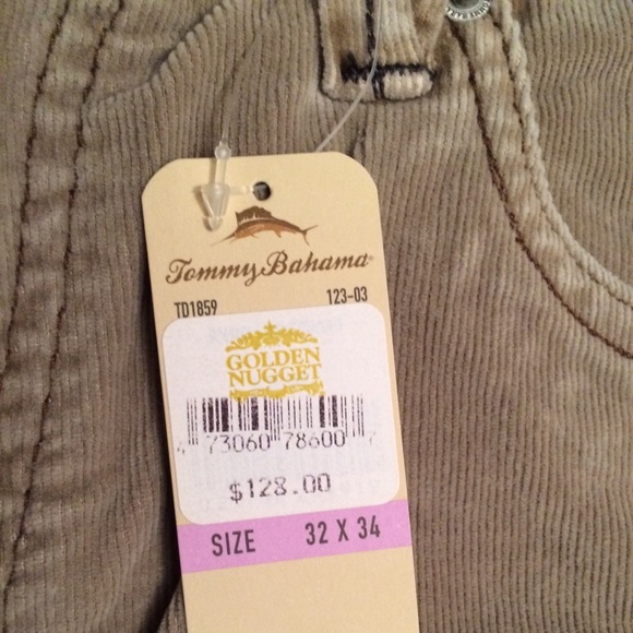 Mens Tommy Bahama Corduroy Pants - Picture 2 of 4