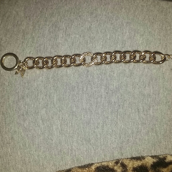 Victoria's secret gold tone bracelet