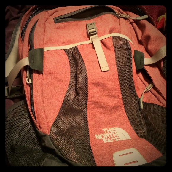 Pink north face jacket