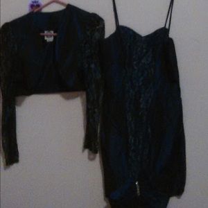 Dress and blazer set
