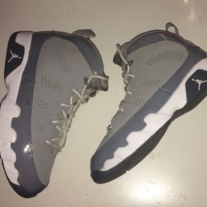 Kids Jordan Retro 9 " Cool Gray"