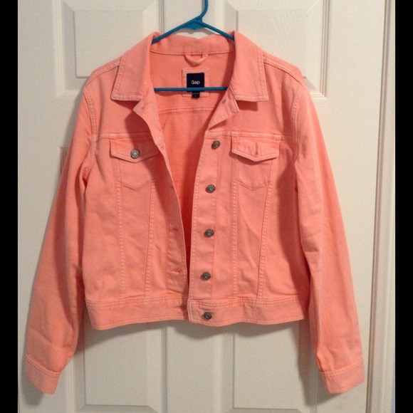 coral jean jacket