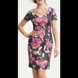 BR Floral Sheath Dress