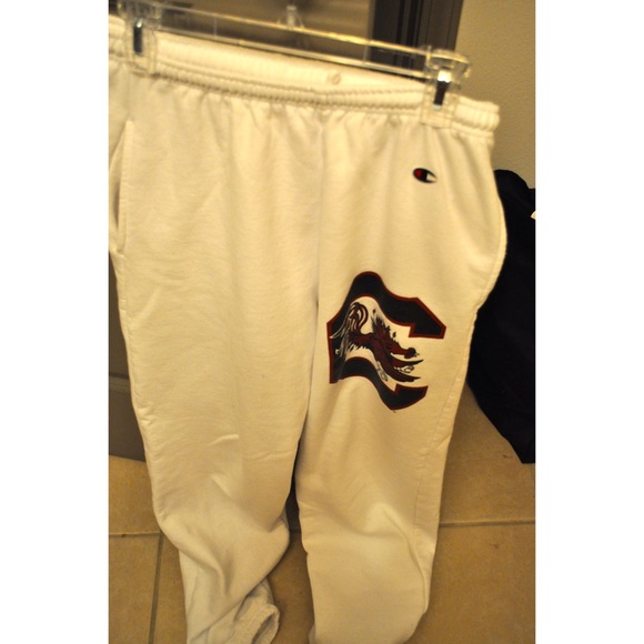 White USC Sweatpants - Picture 1 of 2