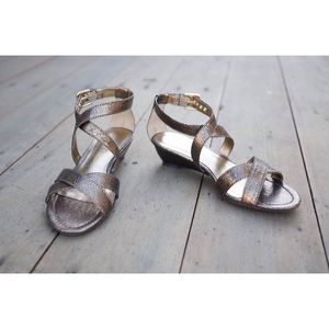 Bronze Franco Sarto sandals