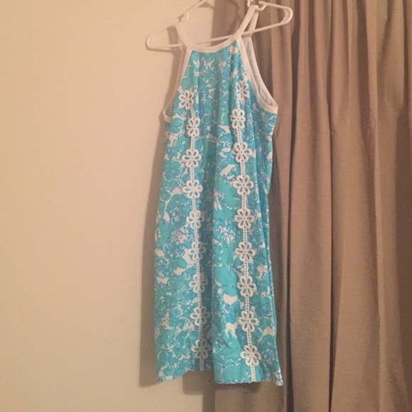 Lilly Pulitzer Pearl Halter shift dress