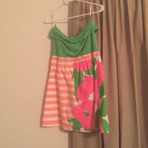Lilly Pulitzer strapless dress