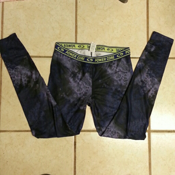 Fleece lined workout leggings