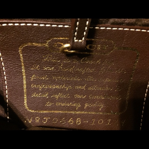 Authentic Coach Brown Tote w/ Dust Bag(used 1x) - Picture 2 of 4