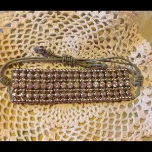 💕Beautiful Rhinestone adjustable bracelet NWOT💕