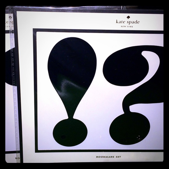 new in package Kate Spade bookmark set